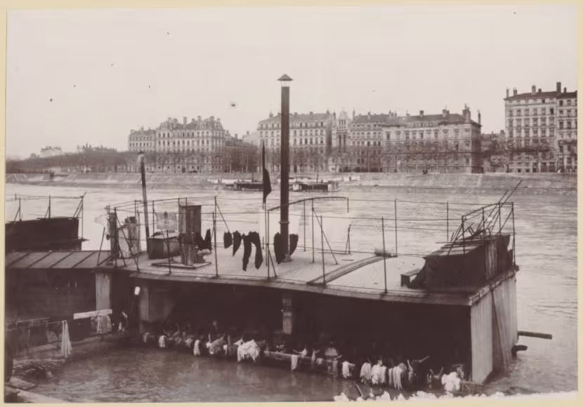 Les "Plattes" du Rhône, vers 1900