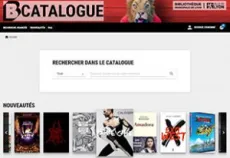 Capture d'écran du catalogue